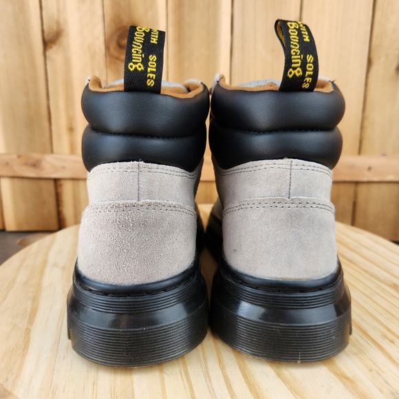 Dr. Martens Rakim Boots Womens 7 Mens 6 Gray Suede Utility Chukka - Picture 4 of 10